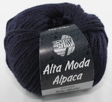 Lana Grossa Alta Moda Alpaca Farbe 05 Nachtblau