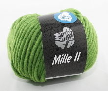 Lana Grossa Mille II Farbe 71 Grasgrün