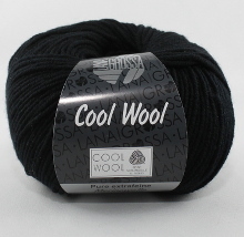 Lana Grossa Cool Wool Farbe 433 Schwarz