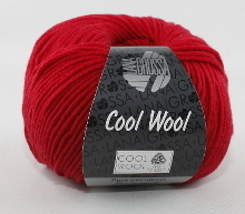Lana Grossa Cool Wool Farbe 437 Kaminrot