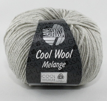 Lana Grossa Cool Wool Farbe 443 Hellgrau meliert