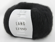 Lang Yarns Lusso Farbe 04 schwarz