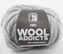 Lang Yarns Wooladdicts FIRE Farbe 03 Grau