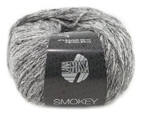 Wolle Kreativ Lana Grossa Smokey Fb 202 rotviolett/hellgrau 50 g 