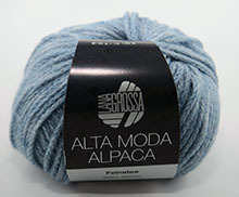 Lana Grossa Alta Moda Alpaca Farbe 65 hellblau