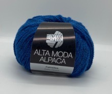 Lana Grossa Alta Moda Alpaca Farbe 76 Royalblau